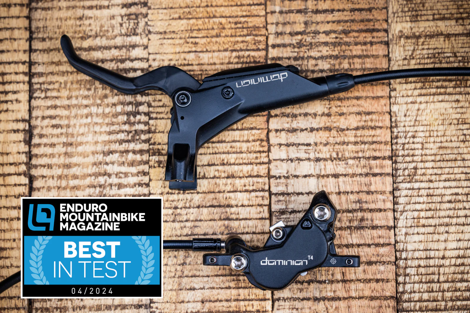 BEST IN TEST – ENDURO MOUNTAIN BIKE MAGAZINE – DOMINION T4 BRAKE 